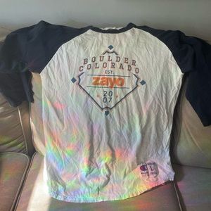 Champion vintage quarter sleeve Boulder Colorado ZAYO 2007